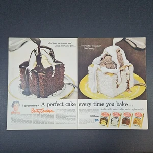 1953 Betty Crocker Boxed Cake Mix Vintage Print Ad General Mills Minneapolis MN - Bild 1 von 7