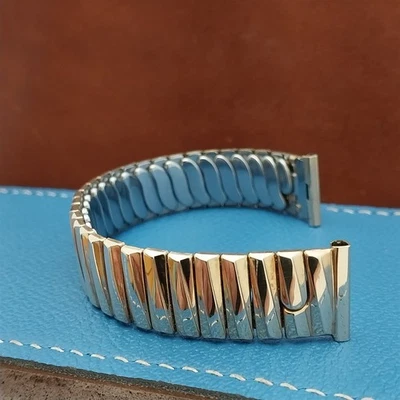 5/8" Gemex USA Classic 12k Gold-Filled nos 1950s Unused Vintage Watch Band - Image 1 of 4