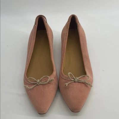 The Original Car Zapato Gamuza Punta Punta Arco Ballet Gatito Tacón Zapatos Talla 38 Foto 1 de 4