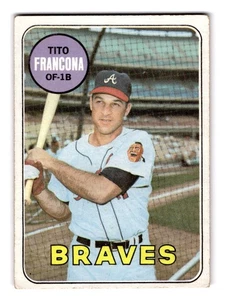1969 Topps #398 Tito Francona Atlanta Braves - Bild 1 von 2
