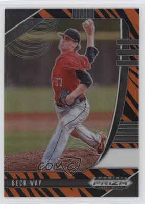 2020 Panini Prizm Draft Picks Tiger Stripes Prizm /99 Beck Way #PDP129 - Image 1 of 2