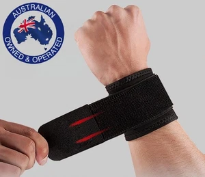 Compression Wrist Brace Sports Breathable Sweat-Absorbing Injury Prevention - Picture 1 of 16