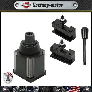 OXA Wedge Type Tool Post Set 250-000 250-001 250-002 For Lathe Swing Dia 8 Inch - Picture 1 of 12