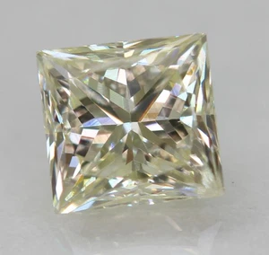 Certified 0.40 Carat H VS2 Princess Natural EARTH MINED Diamond 3.91x3.81mm - Picture 1 of 4