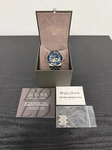 Orologio Bulova Uomo Marine Star Automatico Argento Acciaio Inox 44 MM 98A302 - Foto 1 di 7