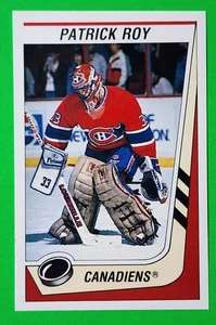 1989-90 Panini Hockey Stickers #235 Patrick Roy Montreal Canadiens Unpeeled NM - Bild 1 von 2