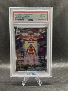 Deoxys VMAX GG45/GG70 Corona Zenith: Galleria Galariana Holo PSA 10 - Foto 1 di 1
