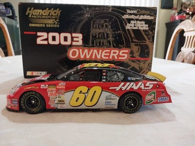 Brian Vickers 2003 #60 HAAS CHEVROLET 1ST CUP RIDE 1/24 OWNERS Rookie CLEAN !!! - Image 1 of 4