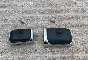 OEM Harley Davidson Aileron Chrome Rubber Brake Pedal & Shifter Peg FXST Softail - Picture 1 of 8