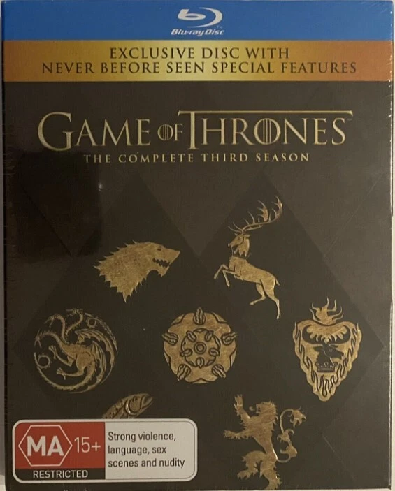 Game of Thrones : Season 3 Robert Ball Artwork Limited Edition Blu-ray No 27 - Image 1 of 1