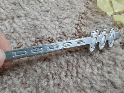 MOPAR DODGE 330 SCRIPT EMBLEM  BADGE TRIM  NAMEPLATE  2492199 - Image 1 of 4