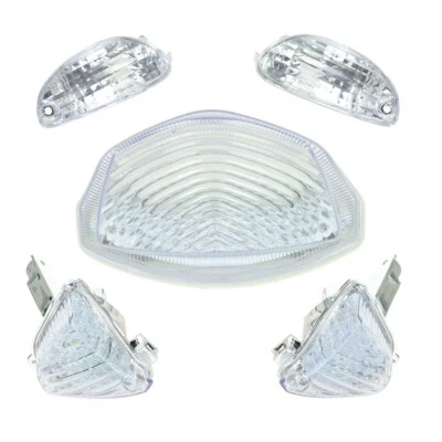 Led Tail Light and Front+RearTurn Signal Fit Suzuki 07-08 GSXR 1000 Clear - Image 1 of 4
