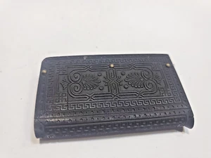 Cassetta di sicurezza vintage in plastica nera / CUSTODIA / Vesta / Supporto 6368/31 - Foto 1 di 10