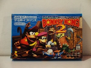 Super Donkey Kong 2 Country Nintendo Game Boy Advance GBA NTSC Japan - Imagen 1 de 12