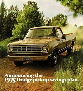1975 Dodge D100 D200 Custom Special Dealer Mailer Sales Brochure - Picture 1 of 1
