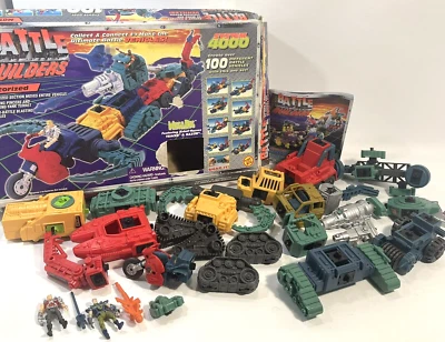 Mega plataforma ToyBiz Battle Builders System 4000 1996 de colección 98 % motor completo no funciona Foto 1 de 4