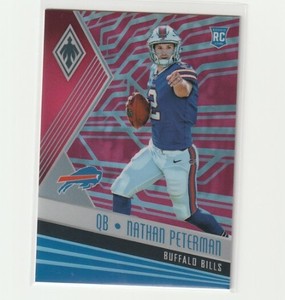 2017 Panini Phoenix Pink #105 Nathan Peterman /199 - NM-MT