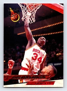1993-94 Ultra Houston Rockets tarjeta de baloncesto #76 Hakeem Olajuwon - Imagen 1 de 6