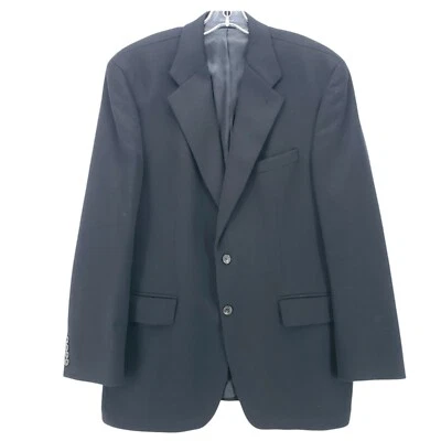 Chaqueta Blazer Polo University Club Ralph Lauren Negra Cachemira 43 T Foto 1 de 4