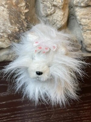 Ganz Webkinz Lil'Kinz Yorkie White Dog HS070 - Image 1 of 4