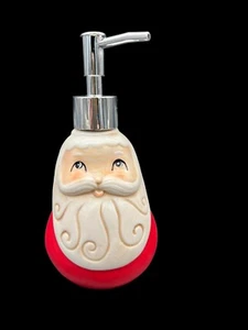 NEU Johanna Parker Design ~ 7" Weihnachtsmann Seifenlotion Spender Weihnachten - Bild 1 von 4
