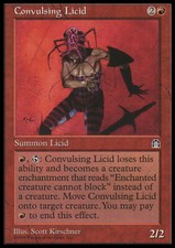 Magic the Gathering MTG Convulsing Licid (77) Stronghold   NM