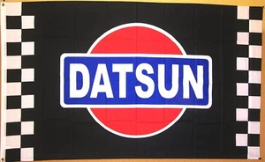 Datsun Vintage Premium Flag 3' x 5' Indoor Outdoor Automotive Banner USA Seller - Picture 1 of 3