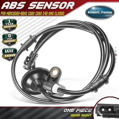 Sensor de velocidad de rueda ABS para Mercedes-Benz C220 C230 C280 C36 AMG CLK320 trasero derecho Foto 1 de 4