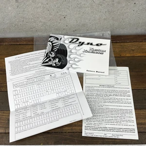 Vintage Dyno Kustom Kruiser Cruiser Owners Manual 1999 1990s  Inserts Paperwork - Picture 1 of 8