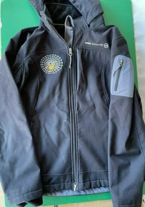 Free Country Black Winter Jacket Soft Shell Water Repellent - Sz M - Picture 1 of 1