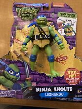 Teenage Mutant Ninja Turtles  Mutant Mayhem Leonardo Ninja Shouts Figure 5.5in