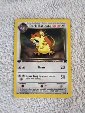 Dark Raticate 51/82 Pokémon Card 1st Edition Common Team Rocket 1999 Near Mint