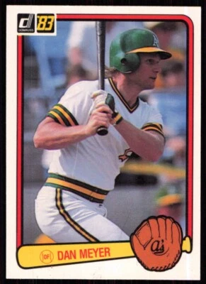 1983 Donruss Dan Meyer Oakland Athletics #413 - Image 1 of 2
