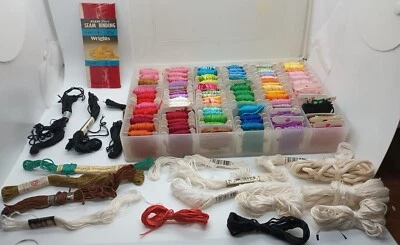 Mixed Lot of 6 Strand Embroidery Thread 110 Pieces Counting The Flexi-Lace - Image 1 of 4