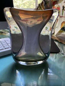 VINTAGE LEERDAM UNICA VASE SIGNIERT FLORIS MEYDAM AH142 - Bild 1 von 5