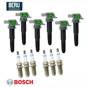 Ignition Coil & Spark Plug (6sets) Beru Bosch OEM for Porsche 911 Boxster Cayman - Picture 1 of 1