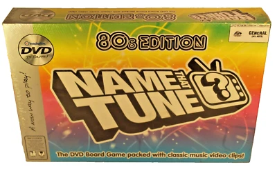 NEW Name That Tune 80s Edition DVD Board Game 1980s Music MTV Interactive Sealed - Image 1 of 4