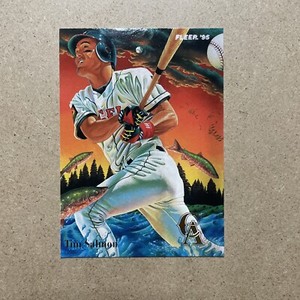 1995 Fleer Pro-Visions Anaheim Angels Baseball Card #5 Tim Salmon