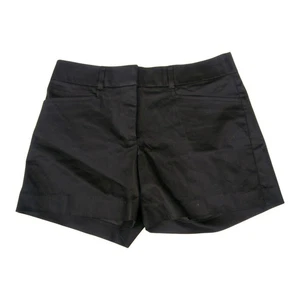 Witchery Shorts Black Sateen - Size 8 - Chic Versatile New With Tags - Picture 1 of 6