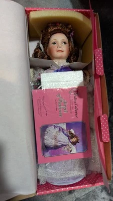 Paradise Galleries Porcelain Doll, Angel Of Patience By Patricia Rose NIB - Image 1 of 4
