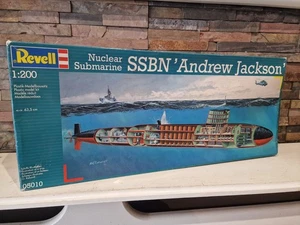 Revell: Nuclear Submarine Andrew Jackson 1:200 05010 Kit Modelo Plástico - NUEVO - Imagen 1 de 6