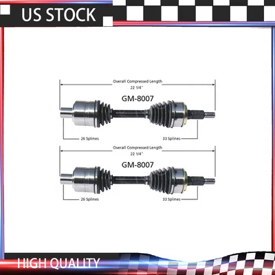 Eje delantero CV eje junta CV para GMC Safari 2002 2001 2000 1999 1998 1997 Foto 1 de 4