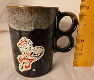 Vintage Bob's Big Boy Restaurant Brownware Kaffeebecher Fast Food Werbung Küche - Bild 1 von 8