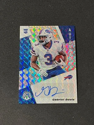 2020 Panini Mosaic Football Gabriel Davis Rookie Autograph Mosaic #RA39 - Bills - Image 1 of 2