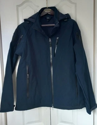 TACVASEN Navy Blue Waterproof Softshell Fleece Lined Jacket XL - Image 1 of 3