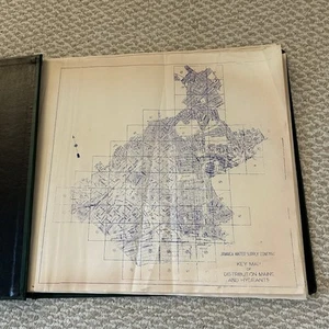 Jamaika Wasserversorgung Schlüsselkarte Queens, NY - seltenes NYC Geschichte Artefakt 1928 - Bild 1 von 15