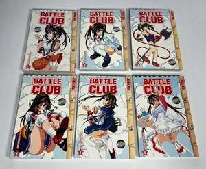 Battle Club Volumes 1-6 Manga Graphic Novels, Books 1,2,3,4,5,6. Some 1st Prints - Picture 1 of 3