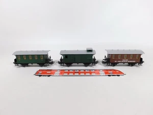 CU55-0,5# 3x Märklin H0/AC passenger cars/luggage cars Länderbahn, so-called - Picture 1 of 5