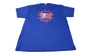 Spokane Chiefs Shirt Uomo Xl Blu WHL League Hockey T Shirt 3b - Foto 1 di 6