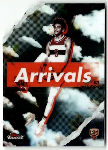 2025 Topps Finest NBA No. A-26 AJ Johnson Rookie Arrivals - Bild 1 von 2